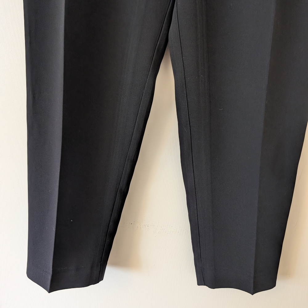 Anthropologie Womens 4 Black Dress Pants Classic Preppy Contemporary Academia - Picture 2 of 8